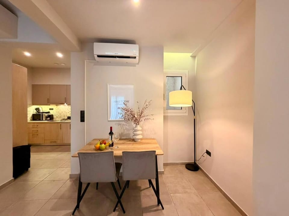 Dining area, air conditioner