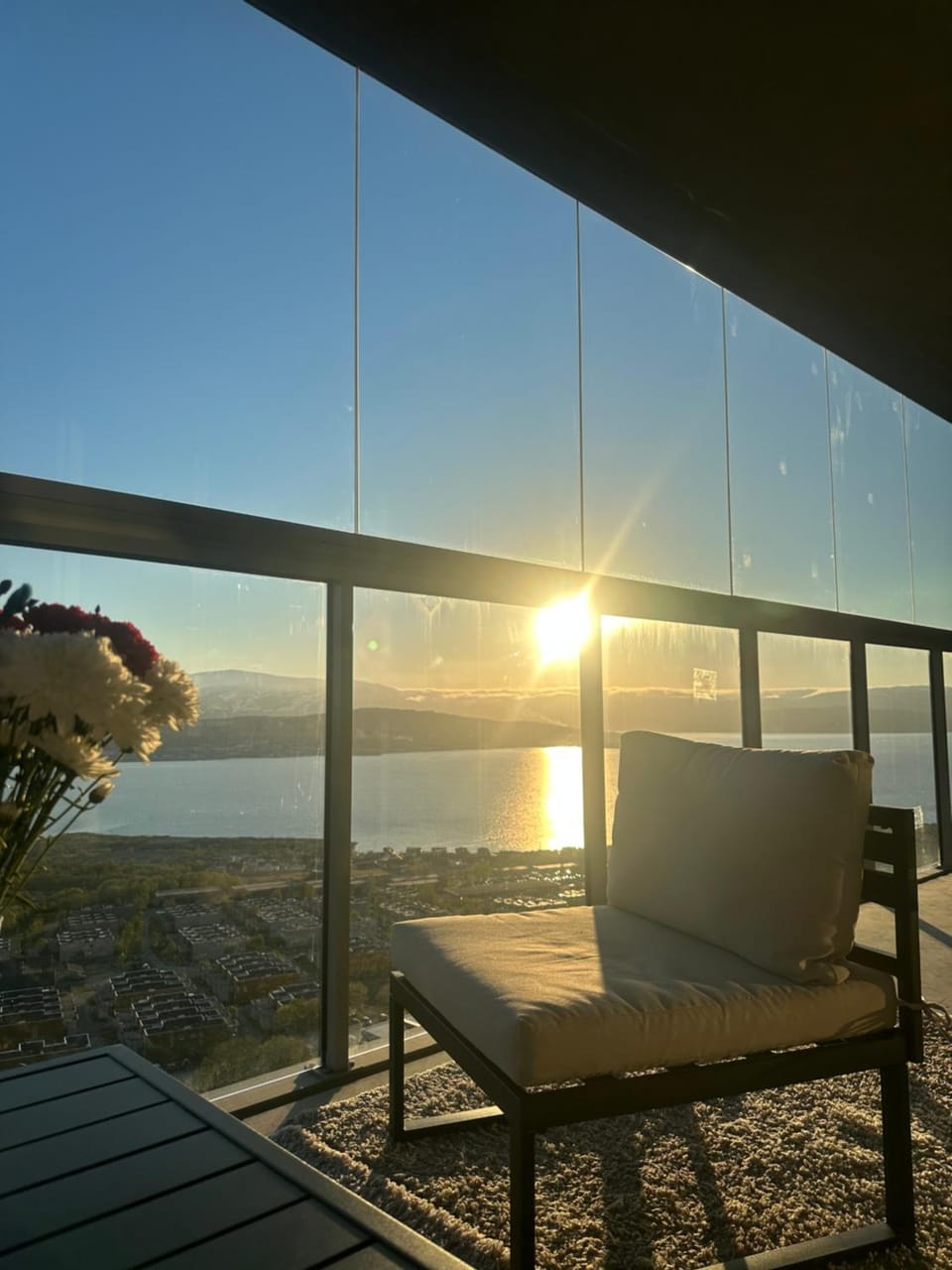View (from property/room), Balcony/Terrace, Sunset