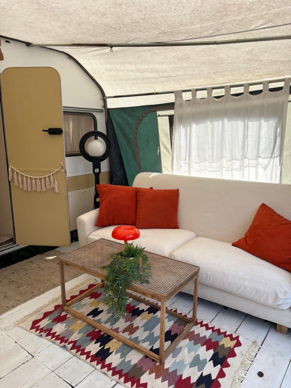Przyczepa Kempingowa Beige Campground/ 
RV Resort in Pomeranian Voivodeship