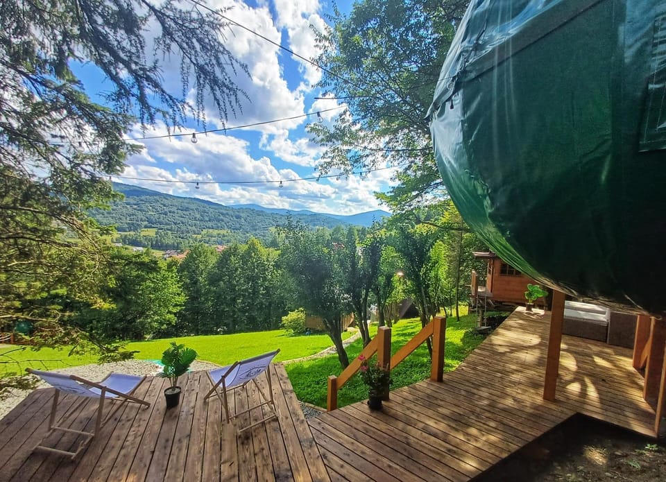 Wild Eye Glamping Beskidy Luxury tent in Poland