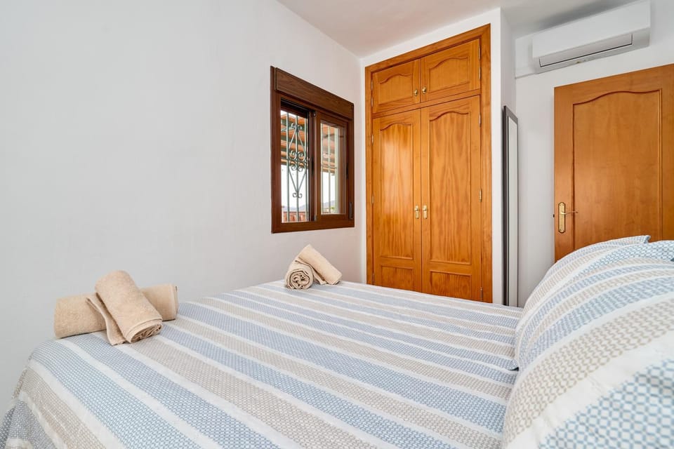 Property building, Living room, Bedroom
