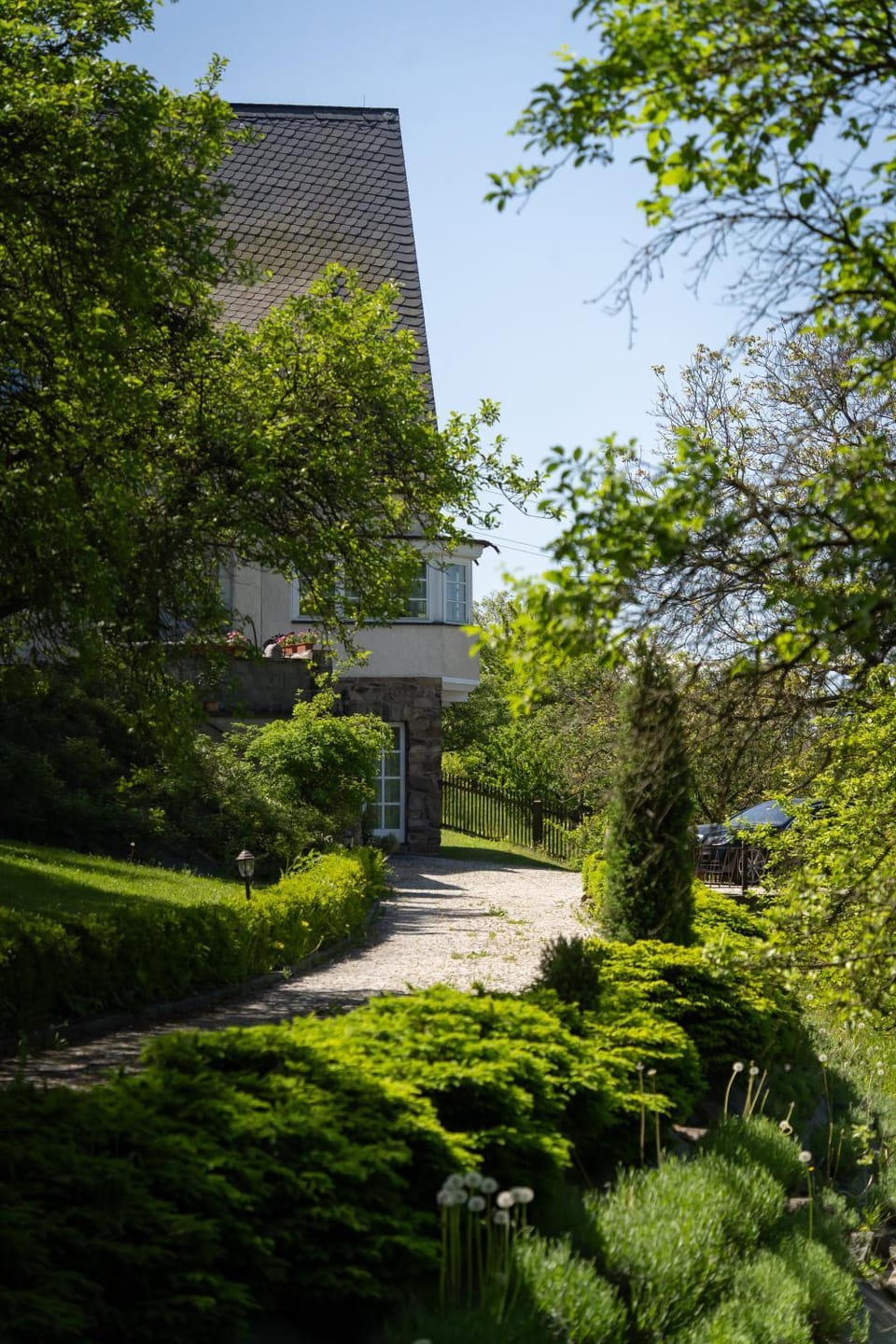 Property building, Day, Garden