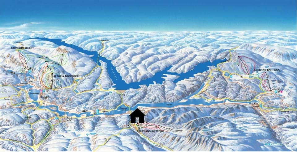 Austadbu, Mountain cabin in Sirdal Cabin in Rogaland