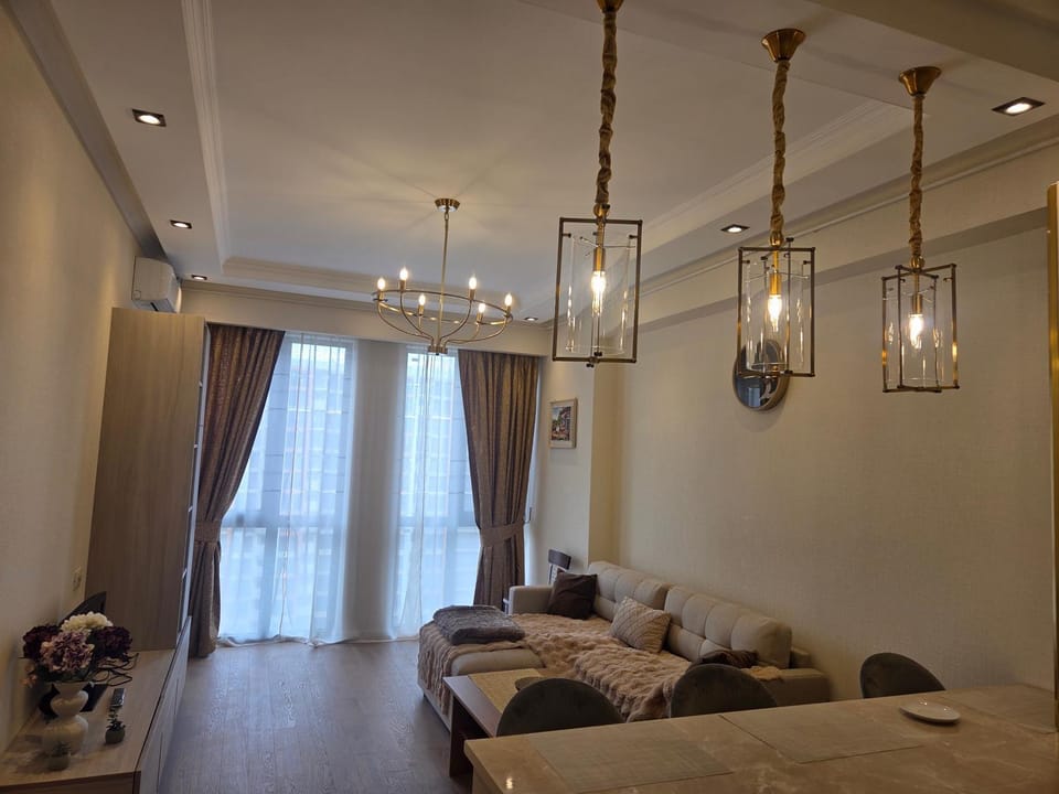 Bed, Seating area