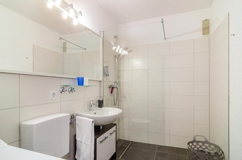Bathroom, Living room