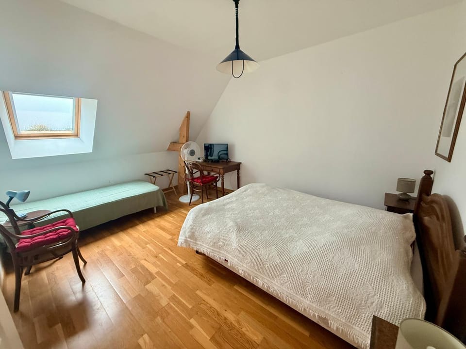 Bed, TV and multimedia, Photo of the whole room, Bedroom