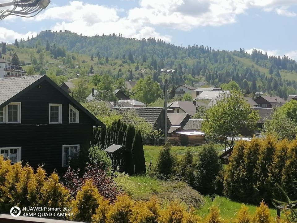 Property building, Spring, Day, Natural landscape, Mountain view
