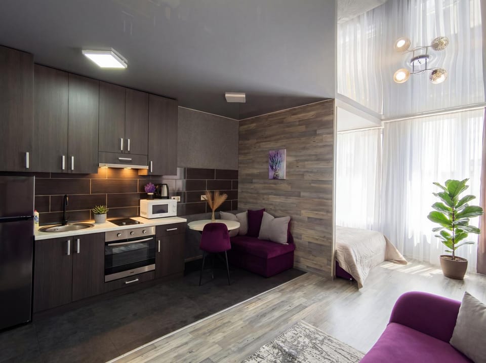 Стильна студія в ЖК Комфорт Таун Self Check-in Apartment in Kiev City - Kyiv