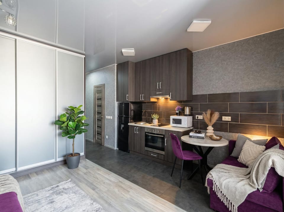 Стильна студія в ЖК Комфорт Таун Self Check-in Apartment in Kiev City - Kyiv