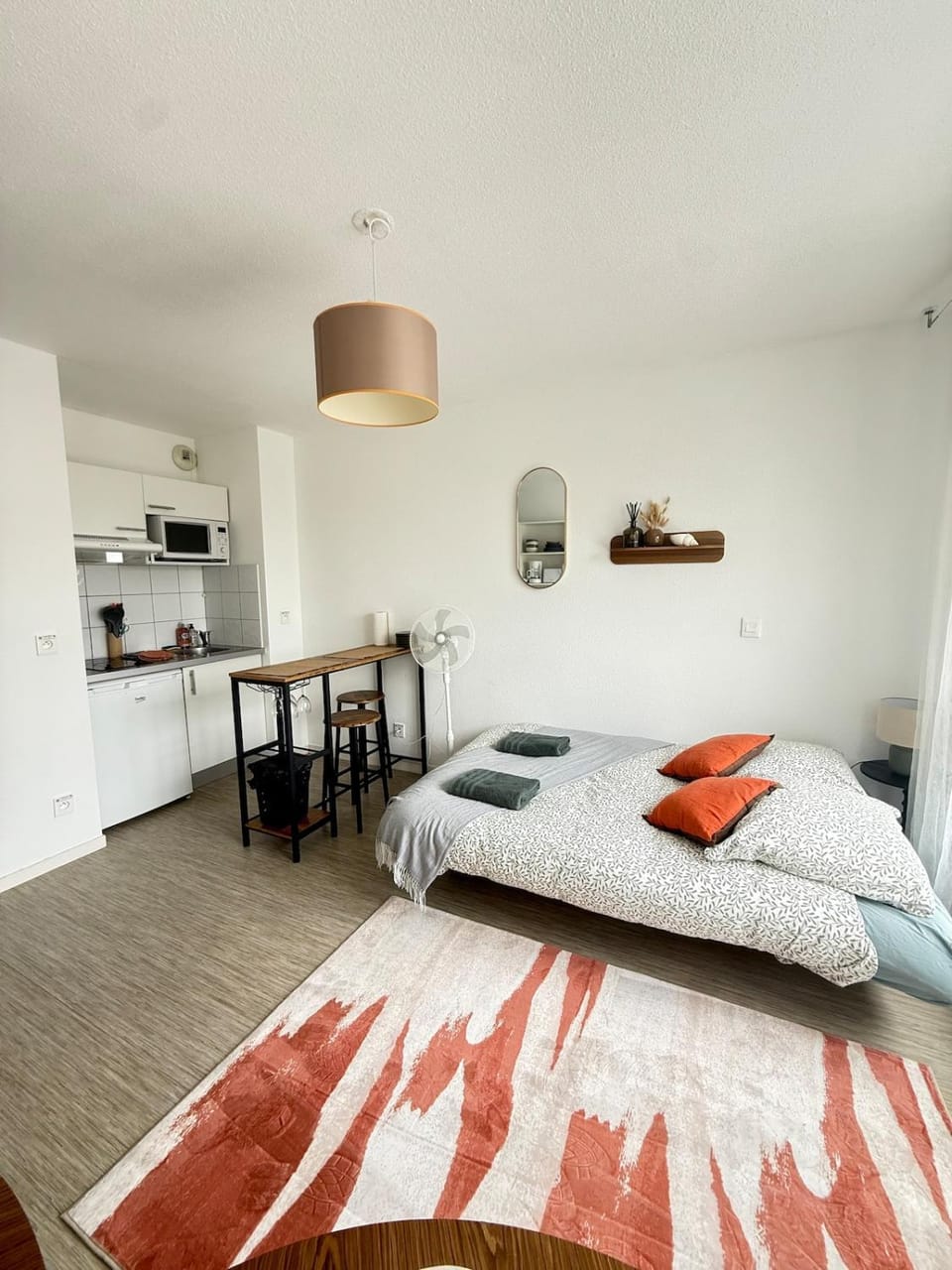 Living room, Bedroom