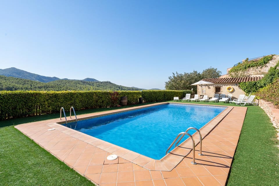 Property building, Living room, Swimming pool