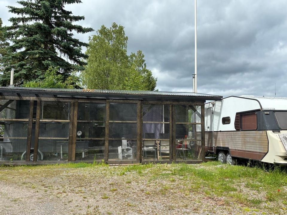 Himos, Wood Sauna & Hot Tub x 6 persons Campground/ 
RV Resort in Finland