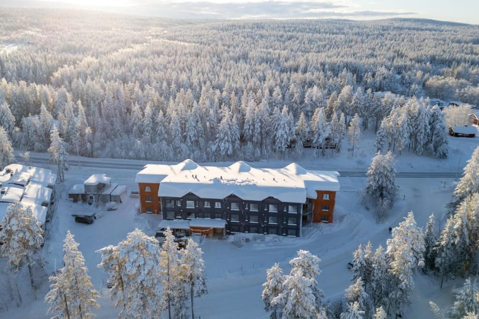 Property building, Day, Natural landscape, Bird's eye view, Winter