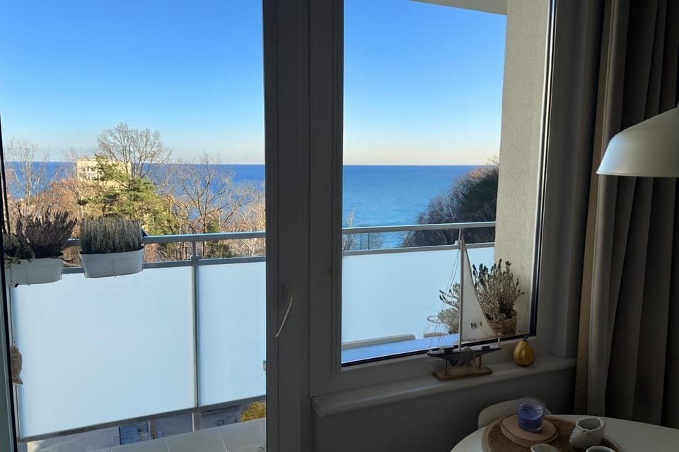 Apartament Horizon z widokiem na morze Apartment in Pomeranian Voivodeship