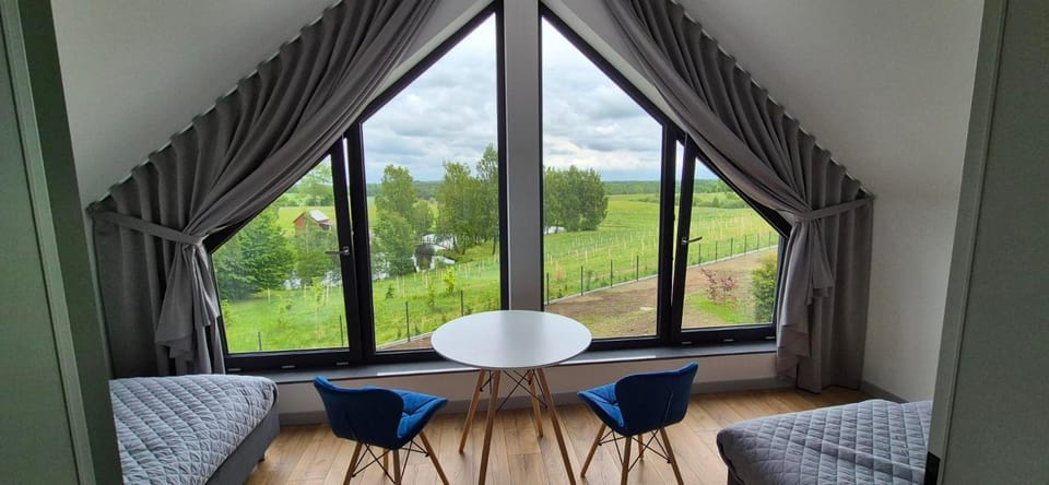 Bed, Ski School, Skiing, Seating area, Garden view, air conditioner