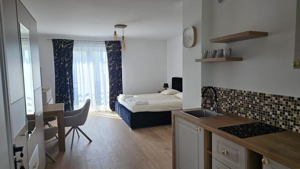 White Villa Apartment in West Pomeranian Voivodeship, Poland