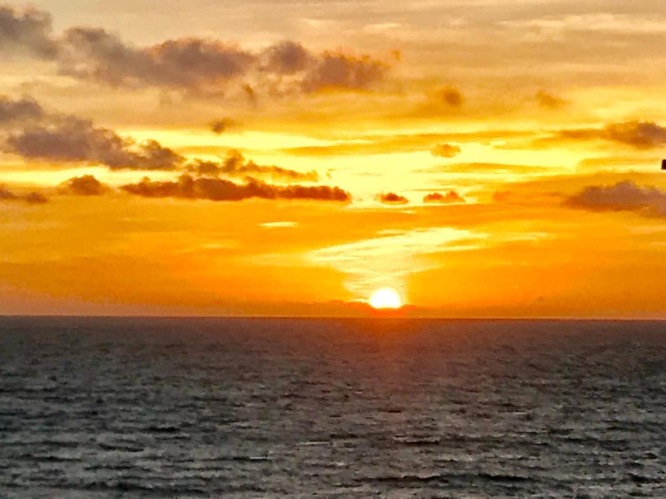 Natural landscape, Sea view, Sunset