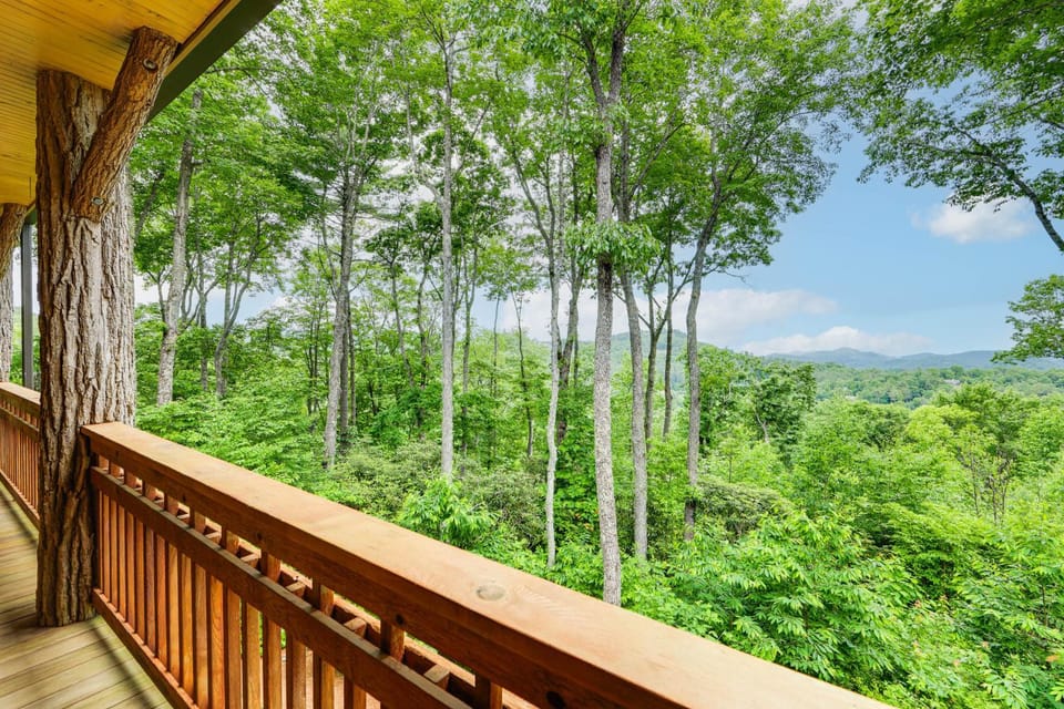 Amazing Mtn Views at 'Fore Seasons' in Trillium House in Lake Glenville
