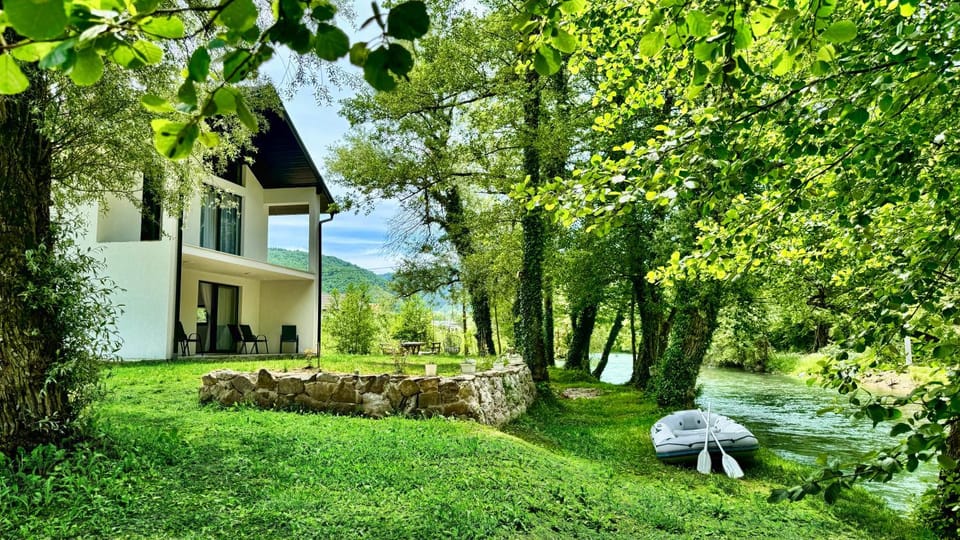 Property building, Garden view, River view