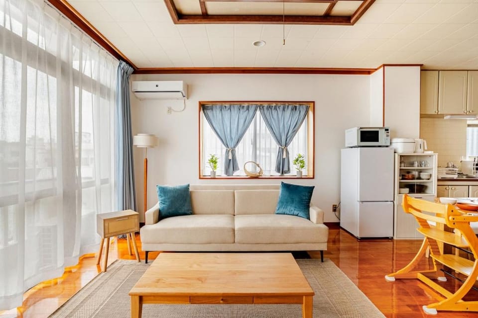Living room, Seating area, air conditioner