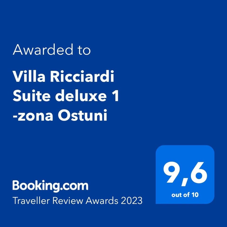 Villa Ricciardi-Suite famigliare 1-zona Ostuni Apartment in Province of Taranto