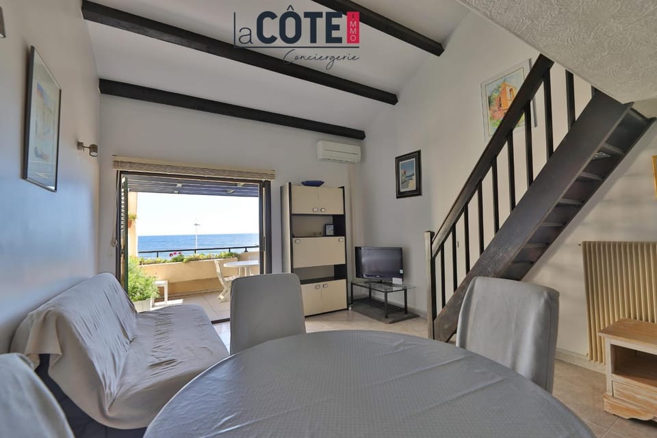 Le Rêve Bleu - Vue mer - centre-ville Apartment in Sausset-les-Pins