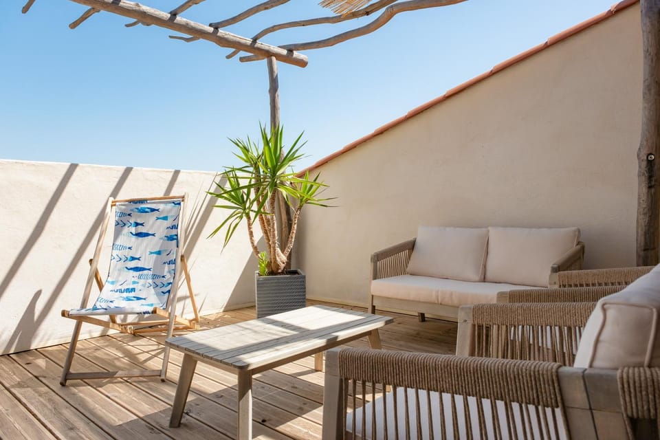 Clim - Parking - Terrasse - BBQ - 5min Centre Sète Apartment in Occitanie
