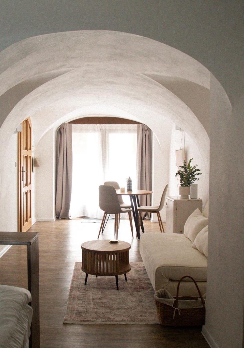 Facade/entrance, Living room, Seating area, Dining area