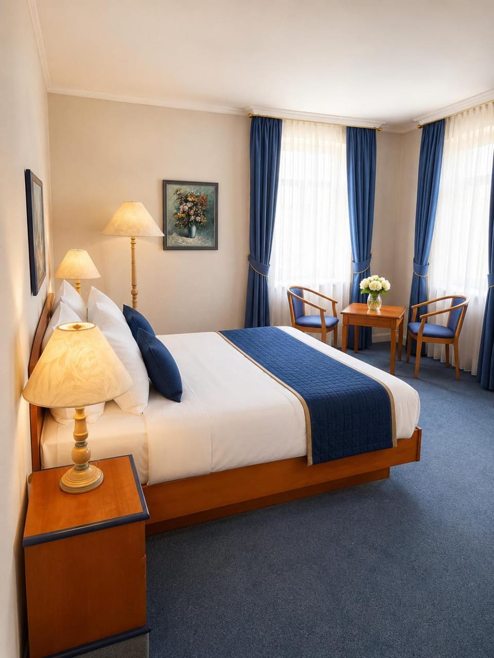 Photo of the whole room, Bedroom