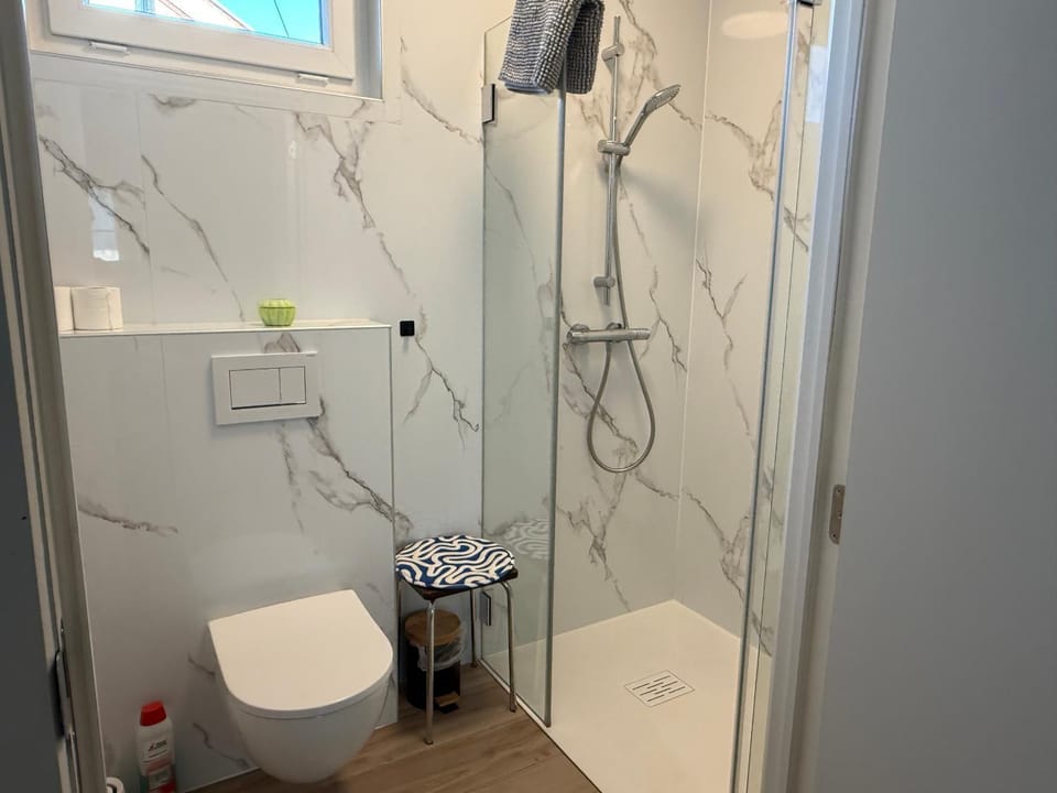 Shower, Toilet, Bathroom, towels