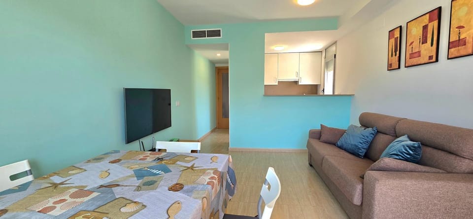 Property building, Living room, Bedroom