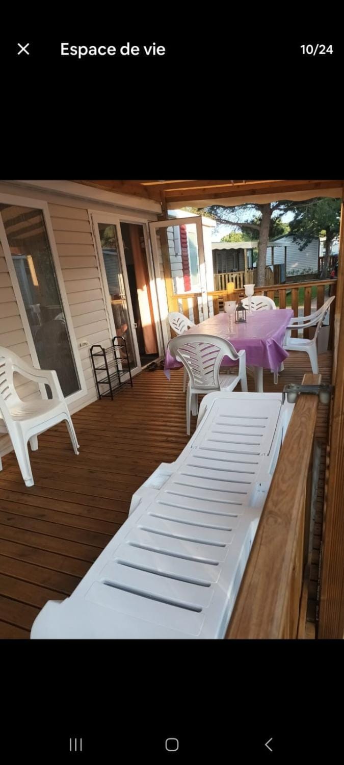 Mobilhome 3ch Camping Mar'estang House in Canet-en-Roussillon