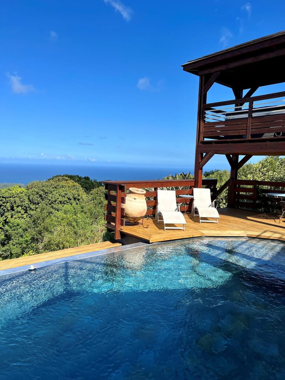 Pool view, Sea view, Swimming pool