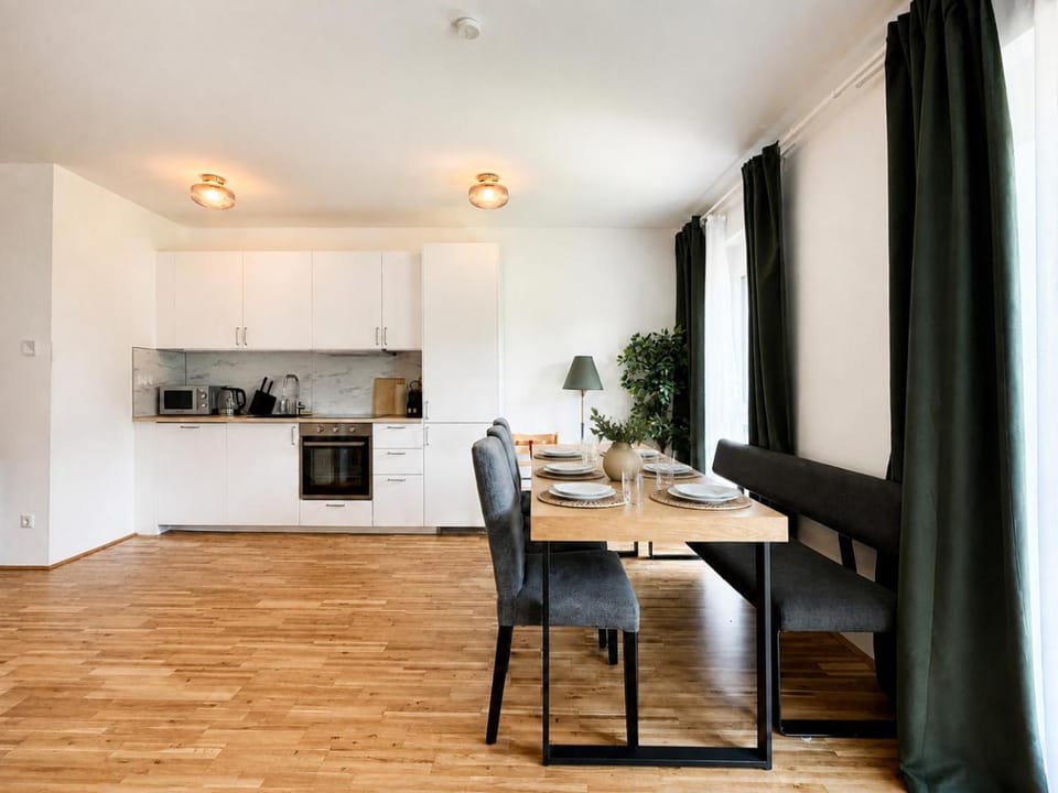 Kitchen or kitchenette, Dining area, oven, stove