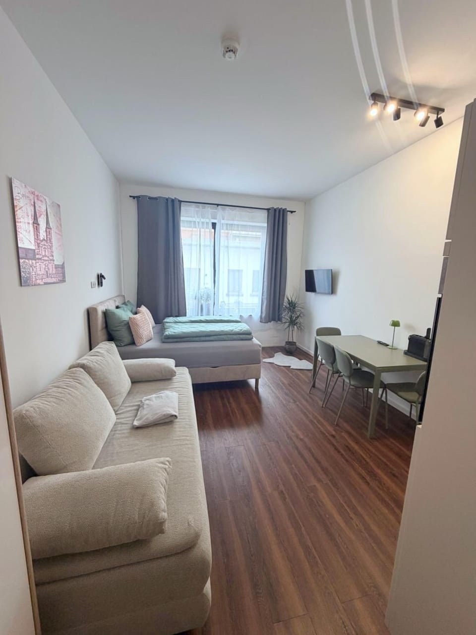 Living room, Seating area, Dining area