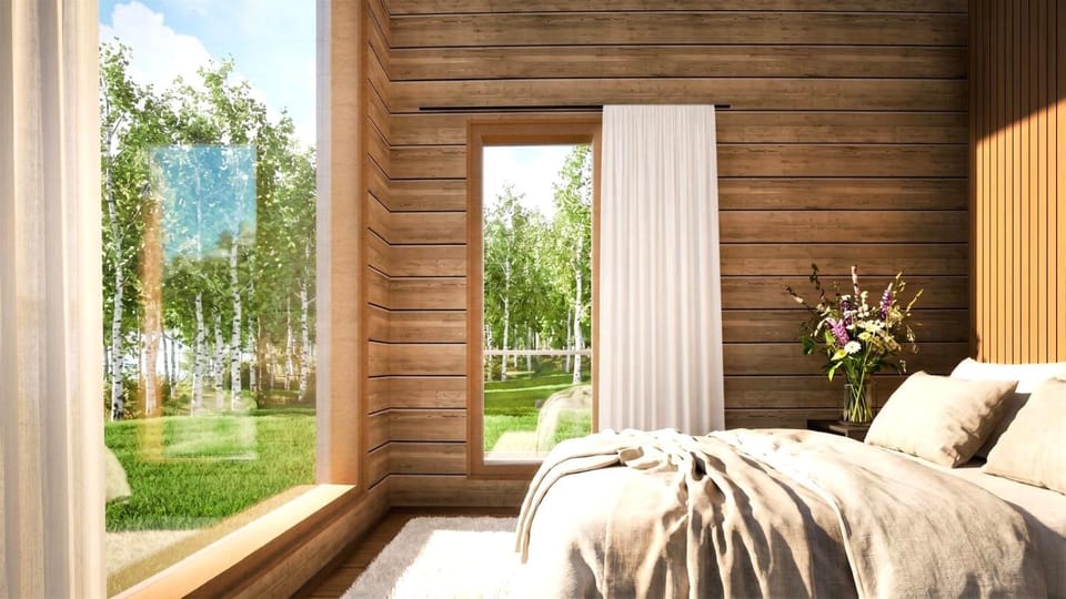 Bed, Day, Beach, Garden view
