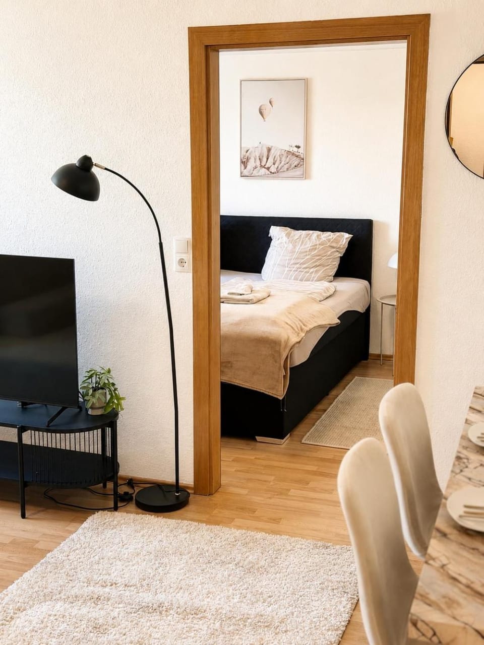 Living room, Bedroom