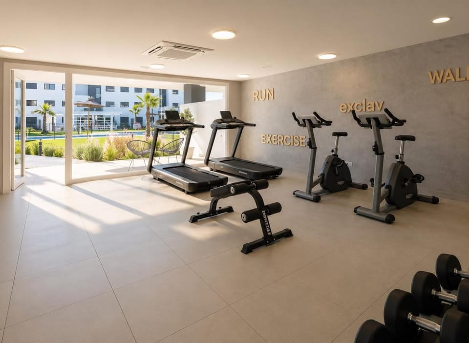 Celere Sea View Pool Gym Parking Apartment in Costa del Sol