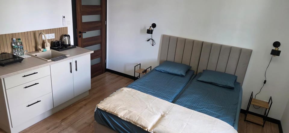 Bed, Kitchen or kitchenette, Photo of the whole room