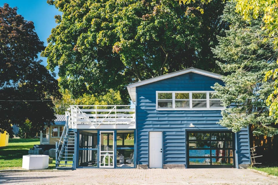 Lakeside Home with Guest Cottages at Waupoos House in New York