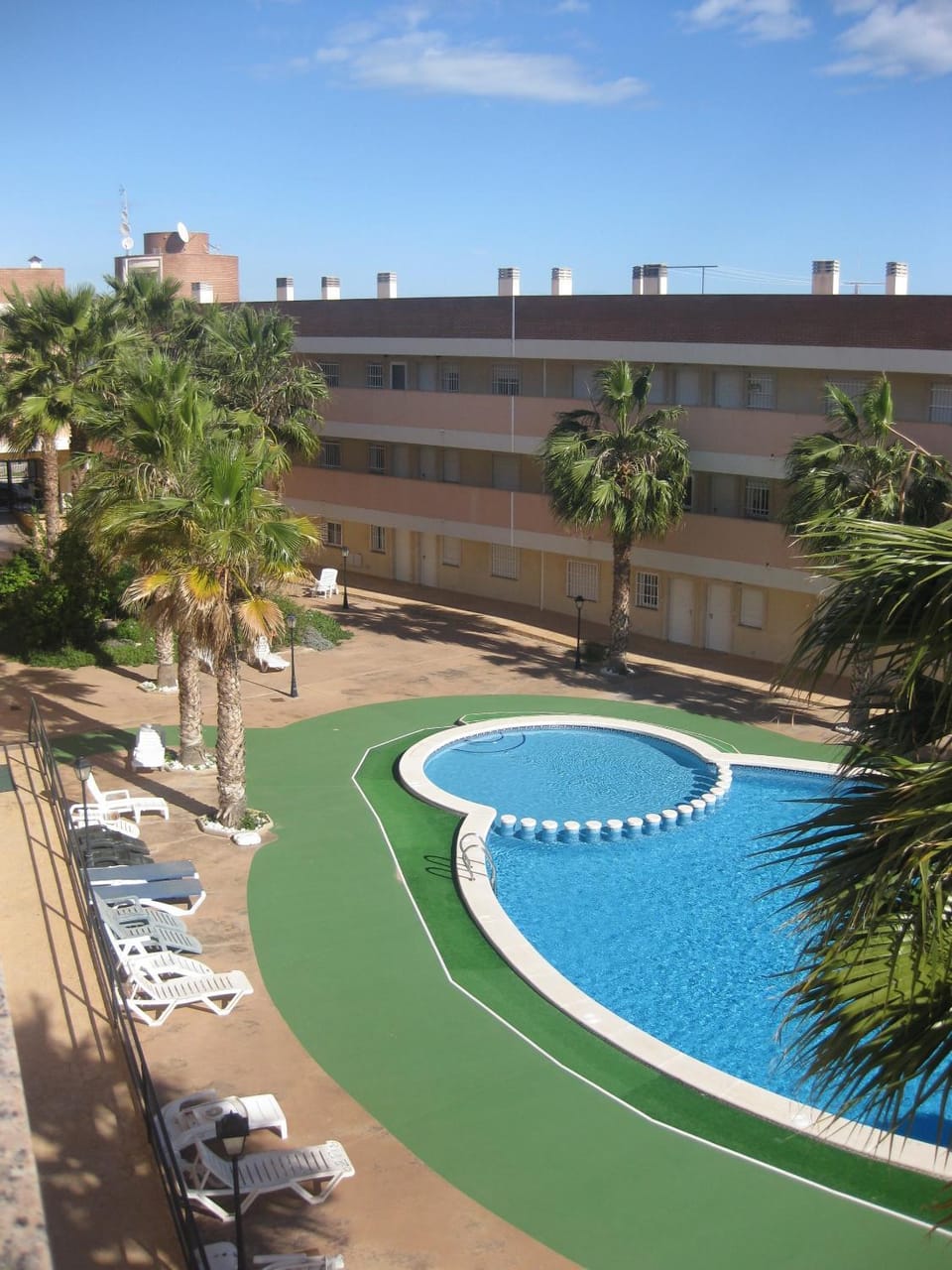 Property building, Living room, Swimming pool