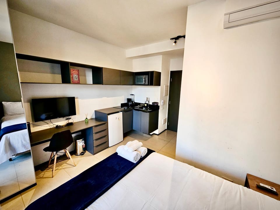 Studio Moderno Allianz Parque no VN Turiassu - Piscina - Academia - Ar - Wifi Apartment in Sao Paulo City