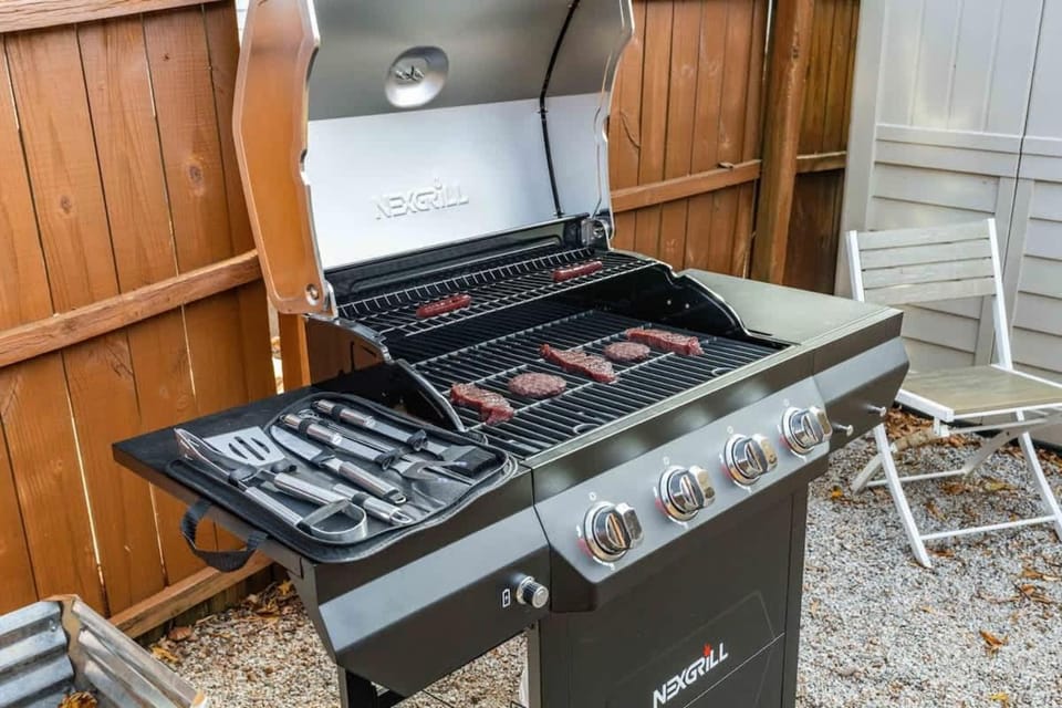Backyard Hangout Firepit Giant Connect 4 & BBQ House in Raleigh
