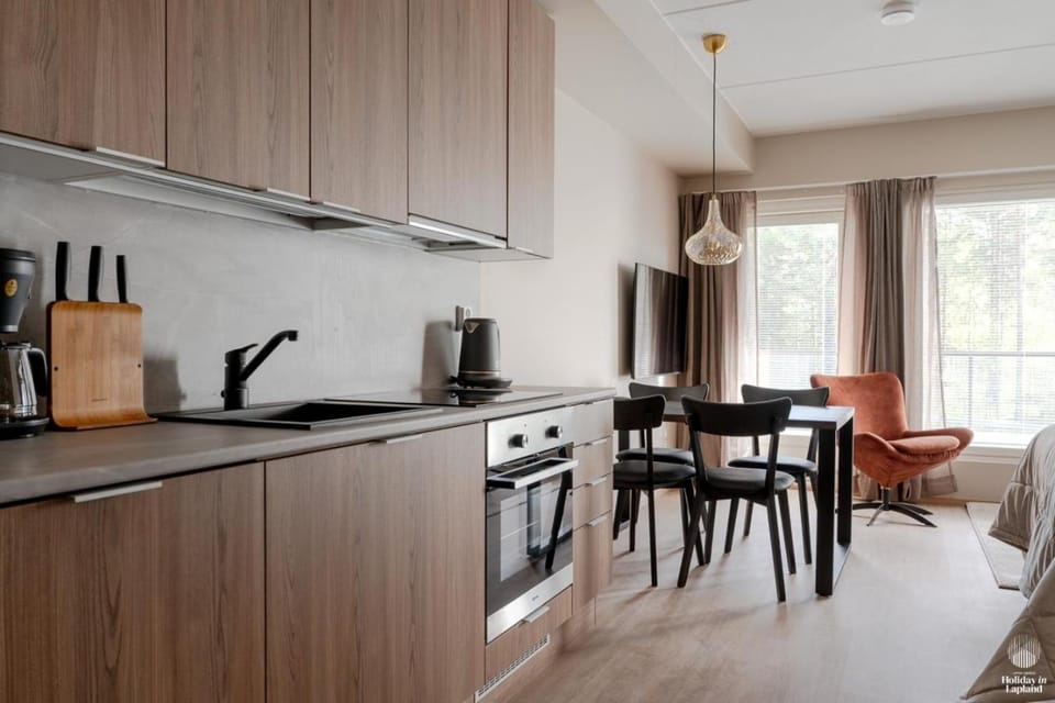 Kitchen or kitchenette, Living room