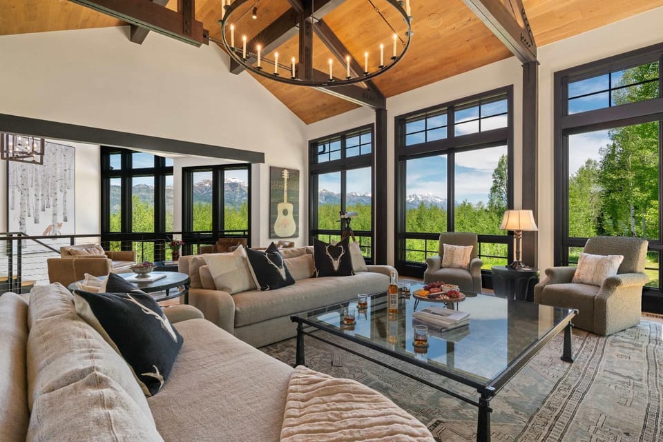 Abode at Teton Crest views luxury estate House in Wyoming