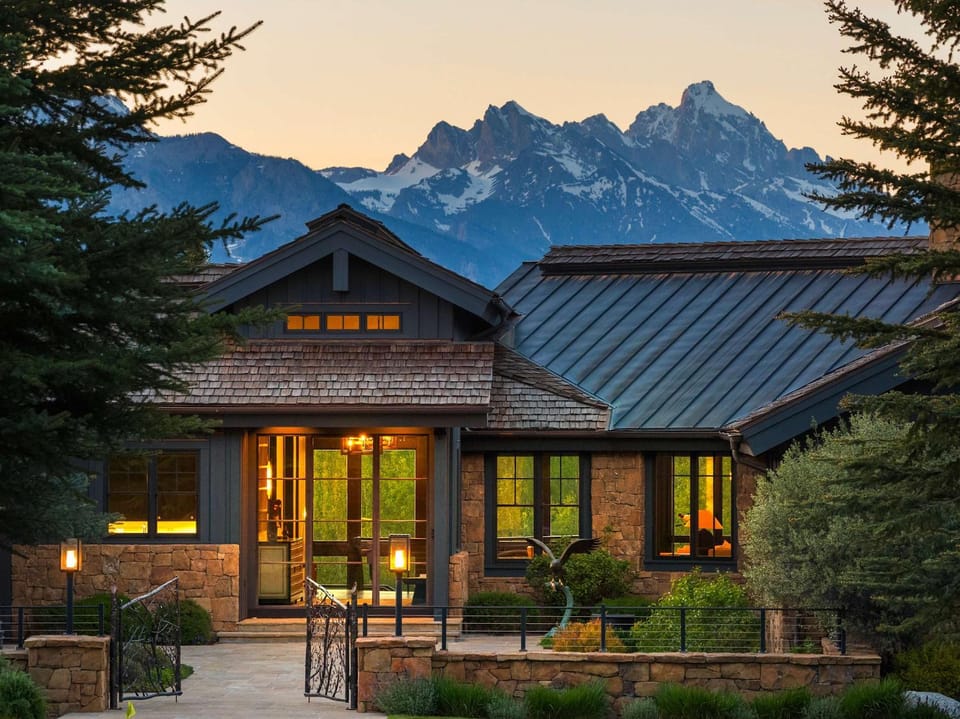 Abode at Teton Crest views luxury estate House in Wyoming