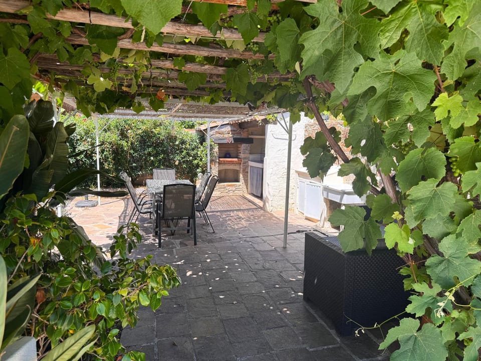 Patio, BBQ facilities, Garden, Seating area, Dining area