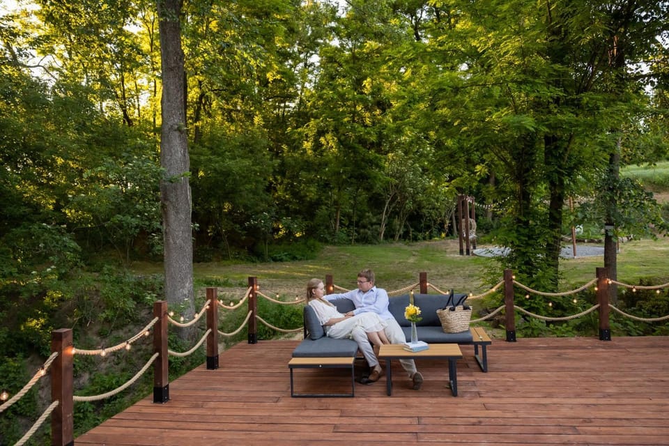 Sandomierskie Szepty Lasu - Glamping Sandomierz Luxury tent in Poland