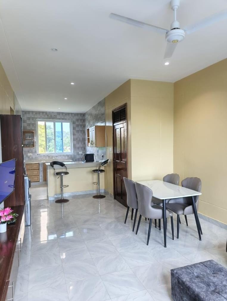 Kitchen or kitchenette, Dining area, oven, stove
