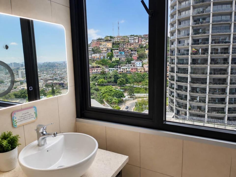 Day, Natural landscape, City view, Mountain view